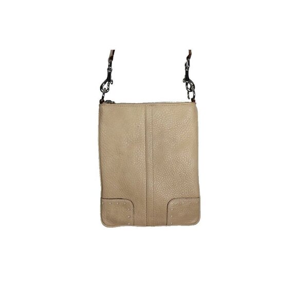 Coach Factory Women's Small Ivory 9760 Swing Pack Purse Pebbled Cross Body Bag - Picture 7 of 8